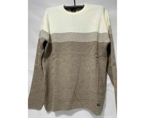 Свитер мужской SB1237 l.brown р.3XL-5XL "Sabihina" недорого оптом от прямого поставщика Фотография Свитер мужской SB1237 l.brown р.3XL-5XL "Sabihina" недорого оптом от прямого поставщика