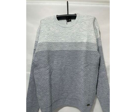 Свитер мужской SB1238 grey р.3XL-5XL "Sabihina" недорого оптом от прямого поставщика Фотография Свитер мужской SB1238 grey р.3XL-5XL "Sabihina" недорого оптом от прямого поставщика