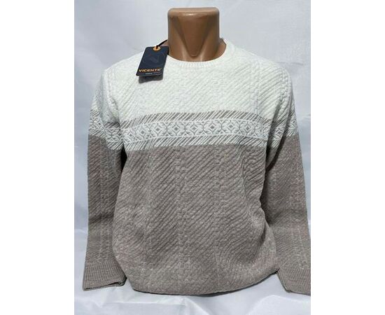 Свитер мужской SB1242 beige р.L-2XL "Sabihina" недорого оптом от прямого поставщика Фотография Свитер мужской SB1242 beige р.L-2XL "Sabihina" недорого оптом от прямого поставщика