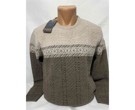 Свитер мужской SB1243 brown р.L-2XL "Sabihina" недорого оптом от прямого поставщика Фотография Свитер мужской SB1243 brown р.L-2XL "Sabihina" недорого оптом от прямого поставщика