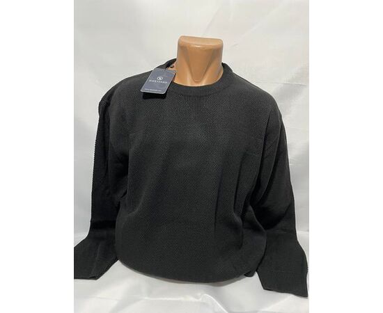 Свитер мужской SB1246 black р.3XL-5XL "Sabihina" недорого оптом от прямого поставщика Фотография Свитер мужской SB1246 black р.3XL-5XL "Sabihina" недорого оптом от прямого поставщика