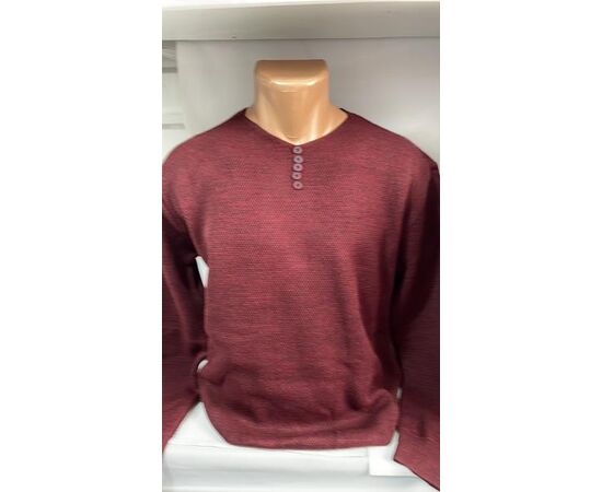 Свитер мужской SB1252 wine р.3XL-5XL "Sabihina" недорого оптом от прямого поставщика Фотография Свитер мужской SB1252 wine р.3XL-5XL "Sabihina" недорого оптом от прямого поставщика