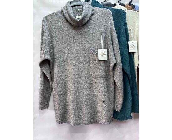 Светр жіночий E714 grey р.54-58 "Emsweekis" недорого оптом від прямого постачальника Светр жіночий E714 grey р.54-58 "Emsweekis" недорого оптом від прямого постачальника