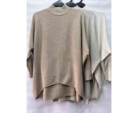 Свитер женский E734 l.beige р.50-52 "Emsweekis" недорого оптом от прямого поставщика Фотография Свитер женский E734 l.beige р.50-52 "Emsweekis" недорого оптом от прямого поставщика