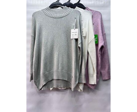 Свитер женский E738 white р.50-52 "Emsweekis" недорого оптом от прямого поставщика Фотография Свитер женский E738 white р.50-52 "Emsweekis" недорого оптом от прямого поставщика