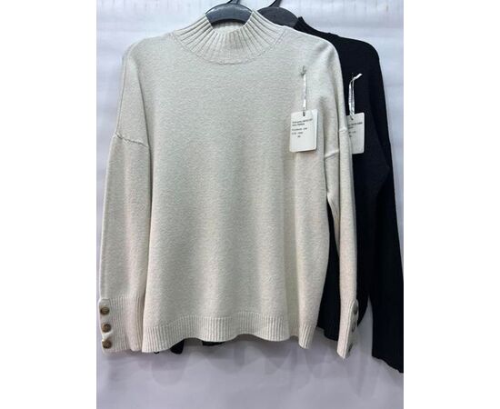 Свитер женский E740 black р.50-52 "Emsweekis" недорого оптом от прямого поставщика Фотография Свитер женский E740 black р.50-52 "Emsweekis" недорого оптом от прямого поставщика