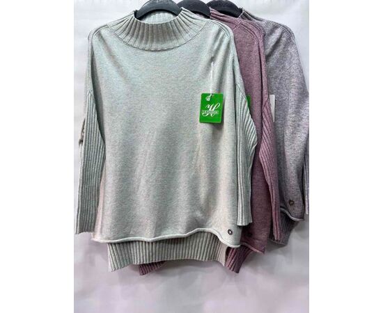 Свитер женский E742 powder р.50-52 "Emsweekis" недорого оптом от прямого поставщика Фотография Свитер женский E742 powder р.50-52 "Emsweekis" недорого оптом от прямого поставщика