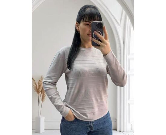 Свитер женский 25522 l.grey р.46-50 "PULSE" недорого оптом от прямого поставщика Фотография Свитер женский 25522 l.grey р.46-50 "PULSE" недорого оптом от прямого поставщика