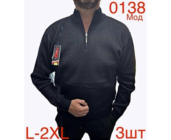 Свитер мужской ND130-0138 black р.L-2XL "EMRE" недорого оптом от прямого поставщика Фотография Свитер мужской ND130-0138 black р.L-2XL "EMRE" недорого оптом от прямого поставщика