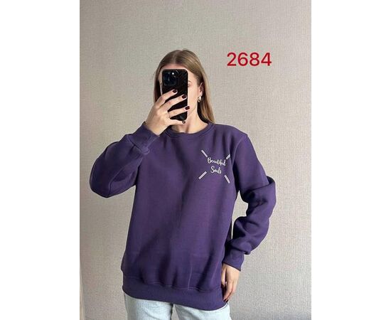 Свитер женский 2684 purple р.46-52 "FSN" недорого оптом от прямого поставщика Фотография Свитер женский 2684 purple р.46-52 "FSN" недорого оптом от прямого поставщика