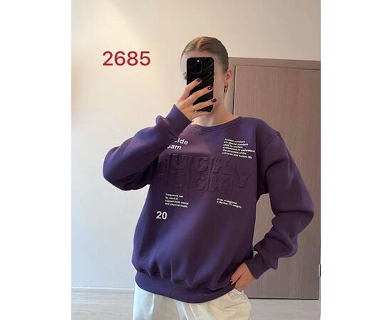 Свитер женский 2685 purple р.46-52 "FSN" недорого оптом от прямого поставщика Фотография Свитер женский 2685 purple р.46-52 "FSN" недорого оптом от прямого поставщика