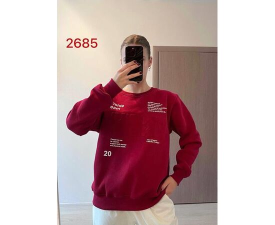 Свитер женский 2685 wine р.46-52 "FSN" недорого оптом от прямого поставщика Фотография Свитер женский 2685 wine р.46-52 "FSN" недорого оптом от прямого поставщика
