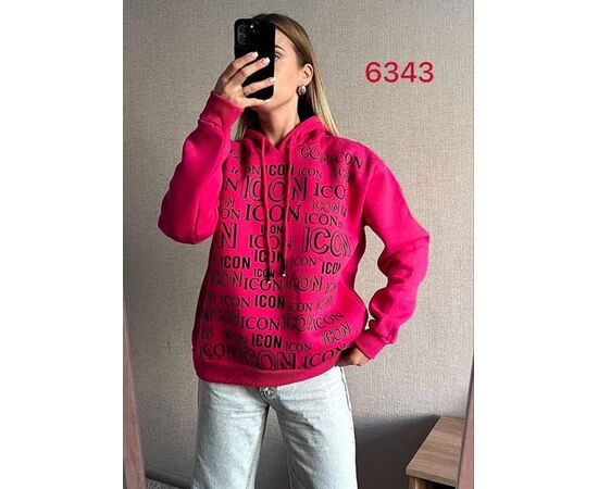 Худи женское 6343 crimson р.42-50 "FSN" недорого оптом от прямого поставщика Фотография Худи женское 6343 crimson р.42-50 "FSN" недорого оптом от прямого поставщика