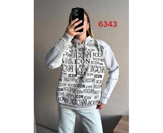Худи женское 6343 l.grey р.42-50 "FSN" недорого оптом от прямого поставщика Фотография Худи женское 6343 l.grey р.42-50 "FSN" недорого оптом от прямого поставщика