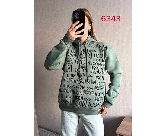 Худи женское 6343 mint р.42-50 "FSN" недорого оптом от прямого поставщика Фотография Худи женское 6343 mint р.42-50 "FSN" недорого оптом от прямого поставщика