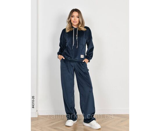 Спортивний костюм жіночий велюр норма 44,46,48 (9кв) "NOWEMBER" недорого від прямого постачальника, зображення 5