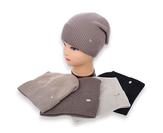 Шапка зимова жіноча CHW001-1 на флісі mix р.56-60 "Angelica" недорого оптом від прямого постачальника Шапка зимова жіноча CHW001-1 на флісі mix р.56-60 "Angelica" недорого оптом від прямого постачальника