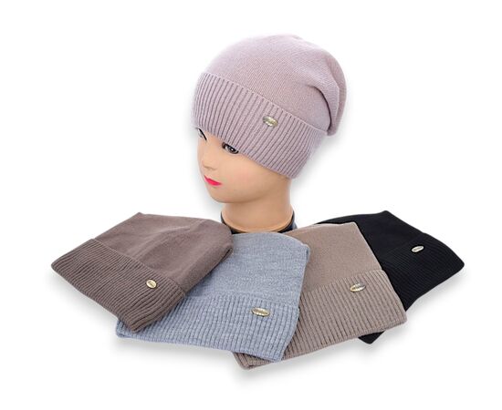 Шапка зимова жіноча CHW001-4 на флісі mix р.56-60 "Angelica" недорого оптом від прямого постачальника Шапка зимова жіноча CHW001-4 на флісі mix р.56-60 "Angelica" недорого оптом від прямого постачальника