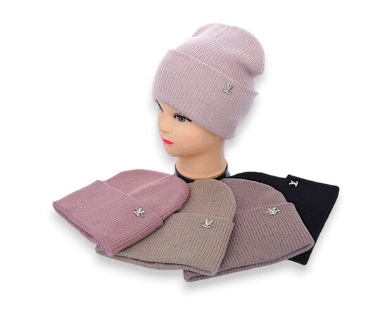 Шапка зимова жіноча FM016-1 подвійна mix р.56-60 "Angelica" недорого оптом від прямого постачальника Шапка зимова жіноча FM016-1 подвійна mix р.56-60 "Angelica" недорого оптом від прямого постачальника