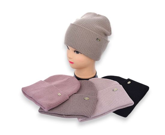 Шапка зимова жіноча FM016-2 подвійна mix р.56-60 "Angelica" недорого оптом від прямого постачальника Шапка зимова жіноча FM016-2 подвійна mix р.56-60 "Angelica" недорого оптом від прямого постачальника