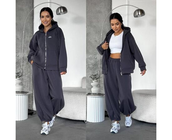 Костюм спортивный женский 9066 d.grey р.42-50 "LINDA" недорого оптом от прямого поставщика Фотография Костюм спортивный женский 9066 d.grey р.42-50 "LINDA" недорого оптом от прямого поставщика