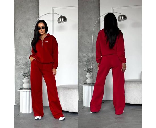 Костюм спортивный женский 9067 red р.42-52 "LINDA" недорого оптом от прямого поставщика Фотография Костюм спортивный женский 9067 red р.42-52 "LINDA" недорого оптом от прямого поставщика