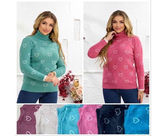 Гольф женский LO151 mix р.48 "Annet" недорого оптом от прямого поставщика Фотография Гольф женский LO151 mix р.48 "Annet" недорого оптом от прямого поставщика