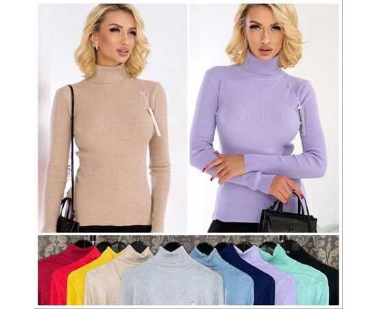 Гольф женский LO153 mix р.46 "Annet" недорого оптом от прямого поставщика Фотография Гольф женский LO153 mix р.46 "Annet" недорого оптом от прямого поставщика