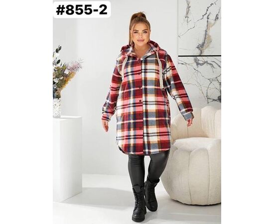 Сорочка тепла жіноча 855-2 red р.50-60 "HOME STYLE" недорого оптом від прямого постачальника Сорочка тепла жіноча 855-2 red р.50-60 "HOME STYLE" недорого оптом від прямого постачальника