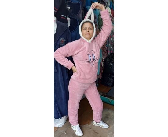 Пижама тёплая женская 109 pink р.S-2XL "Alberk" недорого оптом от прямого поставщика Фотография Пижама тёплая женская 109 pink р.S-2XL "Alberk" недорого оптом от прямого поставщика