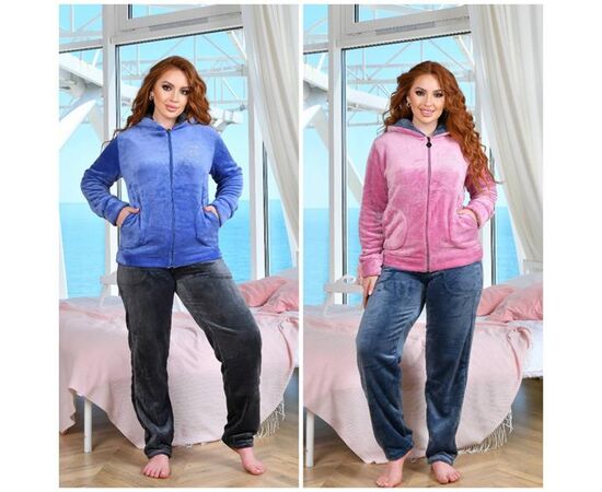 Костюм женский тёплый RL685 pink р.48-52 "HOME STYLE" недорого оптом от прямого поставщика Фотография Костюм женский тёплый RL685 pink р.48-52 "HOME STYLE" недорого оптом от прямого поставщика