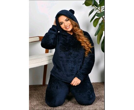 Костюм женский тёплый RL698 navy р.48-52 "HOME STYLE" недорого оптом от прямого поставщика Фотография Костюм женский тёплый RL698 navy р.48-52 "HOME STYLE" недорого оптом от прямого поставщика