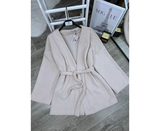 Кардиган женский 1663 beige р.42-48 "BONJOUR" недорого оптом от прямого поставщика Фотография Кардиган женский 1663 beige р.42-48 "BONJOUR" недорого оптом от прямого поставщика