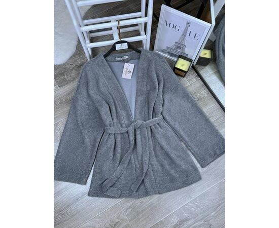 Кардиган жіночий 1663 grey р.42-48 "BONJOUR" недорого оптом від прямого постачальника Кардиган жіночий 1663 grey р.42-48 "BONJOUR" недорого оптом від прямого постачальника