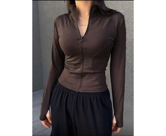 Кофта жіноча 1670 brown р.42-46 "BONJOUR" недорого оптом від прямого постачальника Кофта жіноча 1670 brown р.42-46 "BONJOUR" недорого оптом від прямого постачальника