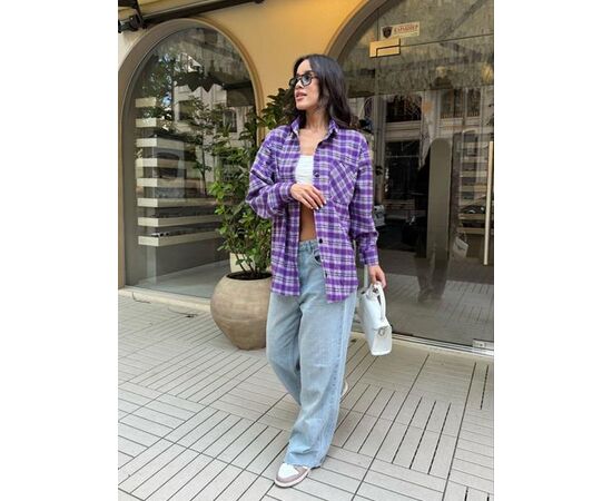 Сорочка жіноча 2482 purple р.42-52 "BONJOUR" недорого оптом від прямого постачальника Сорочка жіноча 2482 purple р.42-52 "BONJOUR" недорого оптом від прямого постачальника