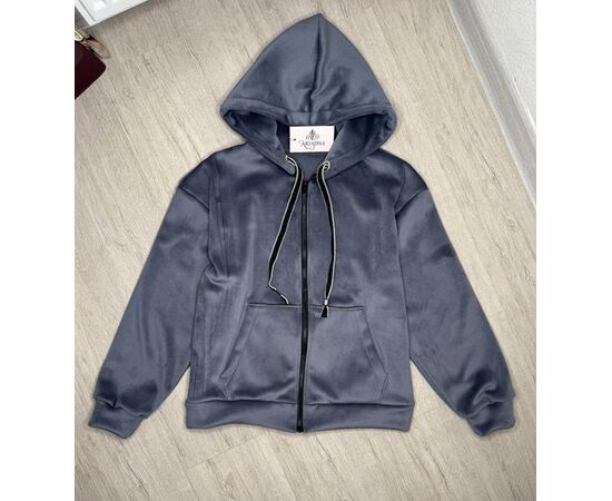 Кофта спортивная женская тёплая 2490 grey р.42-48 "BONJOUR" недорого оптом от прямого поставщика Фотография Кофта спортивная женская тёплая 2490 grey р.42-48 "BONJOUR" недорого оптом от прямого поставщика