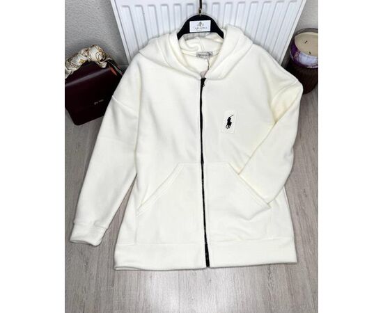 Кофта спортивная женская тёплая 4244 milk р.42-48 "BONJOUR" недорого оптом от прямого поставщика Фотография Кофта спортивная женская тёплая 4244 milk р.42-48 "BONJOUR" недорого оптом от прямого поставщика