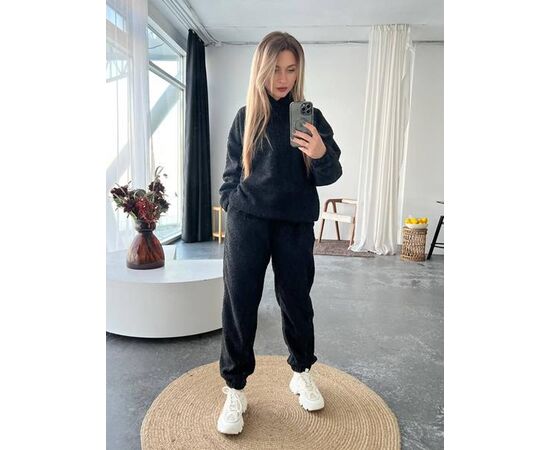 Костюм спортивний жіночий 5132 black р.42-48 "BONJOUR" недорого оптом від прямого постачальника Костюм спортивний жіночий 5132 black р.42-48 "BONJOUR" недорого оптом від прямого постачальника