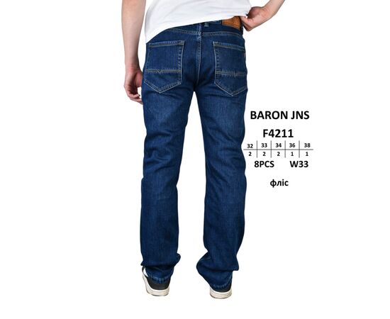 Джинси чоловічі F4211 blue р.32-38 "God Baron" недорого оптом від прямого постачальника Джинси чоловічі F4211 blue р.32-38 "God Baron" недорого оптом від прямого постачальника