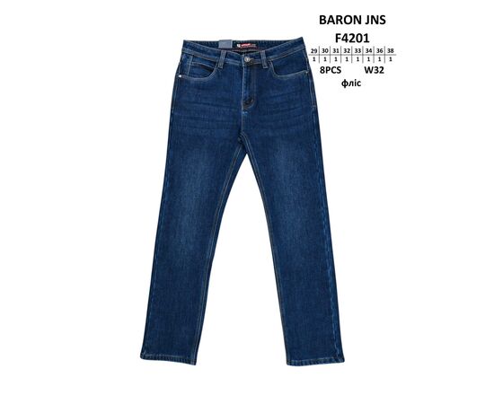 Джинсы мужские F4201 blue р.29-38 "God Baron" недорого оптом от прямого поставщика Фотография Джинсы мужские F4201 blue р.29-38 "God Baron" недорого оптом от прямого поставщика