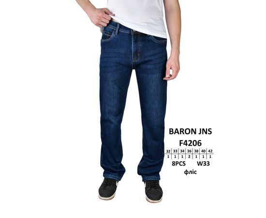 Джинси чоловічі F4206 blue р.32-42 "God Baron" недорого оптом від прямого постачальника Джинси чоловічі F4206 blue р.32-42 "God Baron" недорого оптом від прямого постачальника