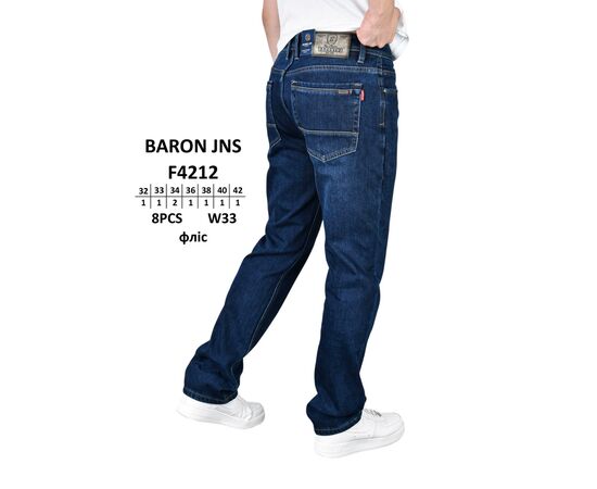 Джинси чоловічі F4212 blue р.32-42 "God Baron" недорого оптом від прямого постачальника Джинси чоловічі F4212 blue р.32-42 "God Baron" недорого оптом від прямого постачальника