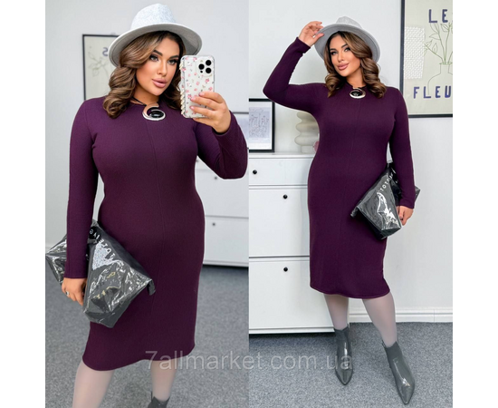 Плаття жіноче ангора рубчик р-ри 46-60 "LADA" купити недорого від прямого постачальника, зображення 2 Плаття жіноче ангора рубчик р-ри 46-60 "LADA" купити недорого від прямого постачальника, зображення 2