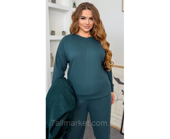 Костюм жіночий прогулянковий ангора рубчик (46-60) "LADA" недорого від прямого постачальника, зображення 5