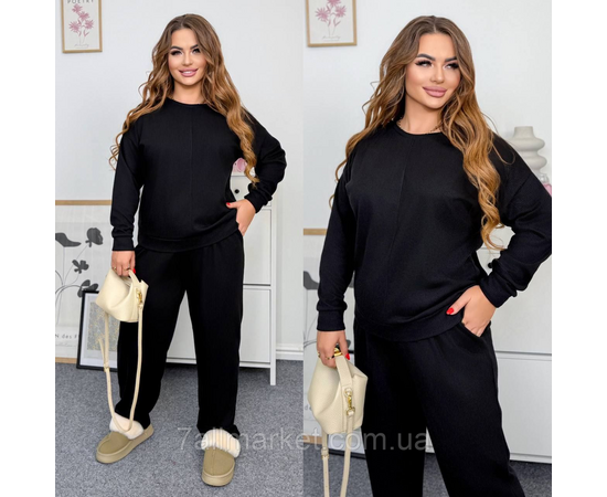 Костюм жіночий прогулянковий ангора рубчик (46-60) "LADA" недорого від прямого постачальника, зображення 3