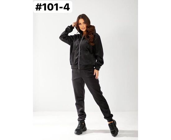 Костюм спортивный женский 101-4 black р.44-50 "ZLATA" недорого оптом от прямого поставщика Фотография Костюм спортивный женский 101-4 black р.44-50 "ZLATA" недорого оптом от прямого поставщика
