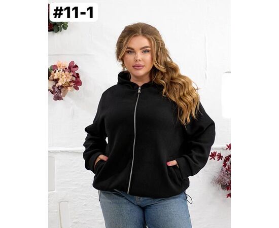 Кофта спортивная женская 11-1 black р.50-60 "ZLATA" недорого оптом от прямого поставщика Фотография Кофта спортивная женская 11-1 black р.50-60 "ZLATA" недорого оптом от прямого поставщика