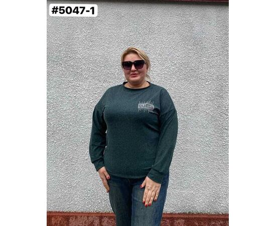 Светр жіночий 5047-1 green р.52-56 "ZLATA" недорого оптом від прямого постачальника Светр жіночий 5047-1 green р.52-56 "ZLATA" недорого оптом від прямого постачальника