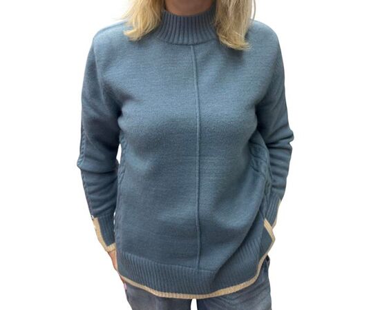 Свитер женский 24034 l.blue р.44-48 "Elena&Vika" недорого оптом от прямого поставщика Фотография Свитер женский 24034 l.blue р.44-48 "Elena&Vika" недорого оптом от прямого поставщика